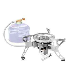 BRS | Bếp Gas Cắm Trại Chống Gió BRS-15 Thiết Bị Nấu Ăn Ngoài Trời Hồng Ngoại Di Động Với Hệ Thống Đánh Lửa Điện Tử Chất Liệu Thép Không Gỉ Dùng Cho Dã Ngoại