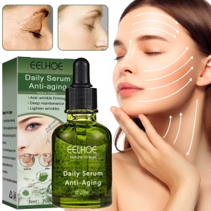 Intensive Anti-Wrinkle Serum Fades Fine Lines and WrinklesMoisturizes FaceFirms and Shrinks PoresImproves the Skin 20ml