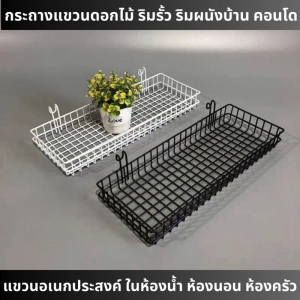 TookDee ตะกร้าแขวนอเนกประสงค์ แขวนต้นไม้ อุปกรณ์จัดเก็บบ้านแบบแขวน ให้เป็นระเบียบ ใช้สําหรับแขวนตกแต่งผนัง DIY (T77)