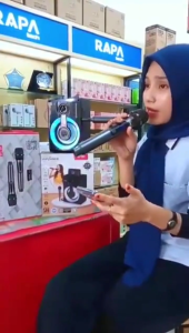 Advance mic wireless original MIC-207 mik karaoke suara bagus microphone wireless mic karaoke bluetooth mix karaoke tanpa kabel Garansi resmi 1 tahun