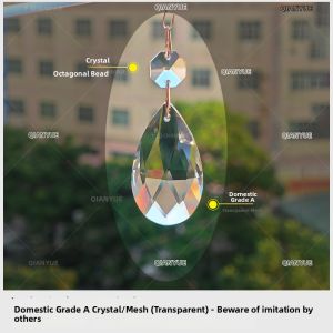 QIANYUE | Modern Firefly Crystal Chandelier Stainless Steel
