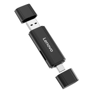 Lenovo | Lenovo 2 in 1 Card Reader USB3.0 & Type C Universal Card Adapter Multifunctional Adapter for SD Card & Micro SD Card