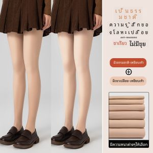 หนาขึ้น ผ้าขนแกะ ผู้หญิง ฤดูใบไม้ร่วง ฤดูหนาว สีนู้ด รู้สึกถุงน่องถุงน่องรุ่นบางชั้นฐาน กางเกง แจ๊กเก็ต เซ็กซี่ ไร้รอยต่อ ถุงน่อง