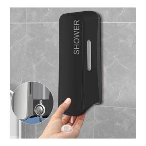 H8201 Wall-Mounted Shower Soap & Liquid Dispenser – 350ml ABS Gel Pump
