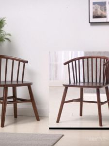 Princess Chair Solid Wood Nordic Dining Chair Horn Chair Tea Chair One Table Two Chairs Balcony Back Home Stay Y Chair
