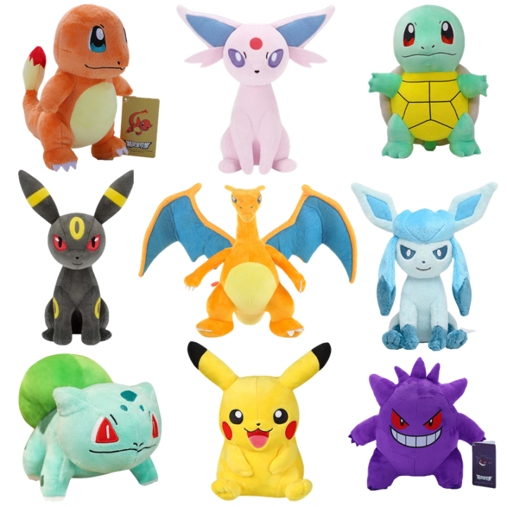 Pokemon Plush Stuff Toy Pikachu Charizard Doll Gengar Squirtle Plush ...