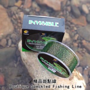 Senar Pancing Speckle Kuat 300m Anti Keriting Mudah Tenggelam Nilon Fishing Line Invisible