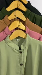 Blouse Haruni Top Blouse Korean Style Wanita Cringcle