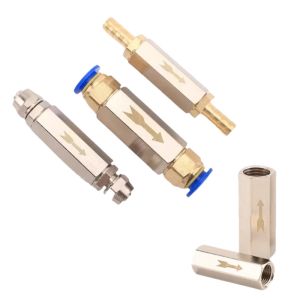 Pneumatic Check Valve Connector 6mm 8mm 10mm 12mm Air Hose Gas One Way Valve 1/8" 1/4" 3/8" 1/2" Compressor Pipe Fitting Adapter