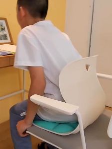 Japan ergonomics posture correction cushion Lumbar Back Support Chair Pillow Back Pain Relief Adjustable Posture Corrector for Adults and children Upgraded Office Chair Cushion Seat Cushion Humpback Correction Belt For Office Chair 31*35*35CM