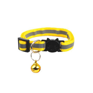 10Pcs Wholesale Collars for Cat Collar With Bell Adjustable Necklace Cat Puppy kitten Collar Dropshipping Pet Cats Collar