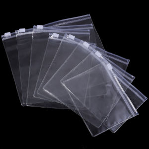 10Pcs Thicken Zipper Bag Transparent Plastic Bag Anti Oxidation Jewelry Pouch for DIY Jewelry Storage Earring Bracelet Packaging