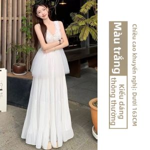 YIFANSHI | Chân Váy A-Line Xòe Dài Qua Gối Cao Waist