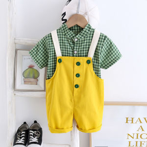Baju baby boy clothes pakaian budak perempuan Shirt Straps Casual childrens clothing sets