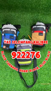Tas Selempang Pria Kalibre Pouch Hemlock 07 Blue Black 922276409