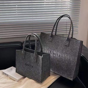 New felt womens bag shopping bag open large capacity handbag birthday gift single room girl small handbag doll versatile handba