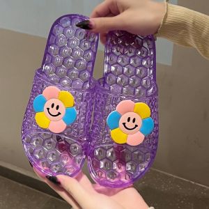JIFANPAUL | Non-slip Clear Odor-preventing Soft Soled Crystal Slippers