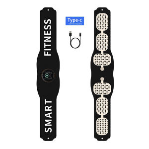 Brangdy | Waist Massager Smart Abdominal Toning Belt Muscle Toner Recharge Body Training Gear Ab Trainer Home Gym Office Fitness Equipment