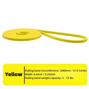 Fitness Elastic Band Pull-up with Strength Training Elastic Rope Mens and Womens Yoga Stretching Auxiliary Tension Band