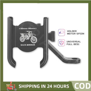 HOHODALINK COD Holder hp motor universal Paduan aluminium original dudukan hp dapat disesuaikan