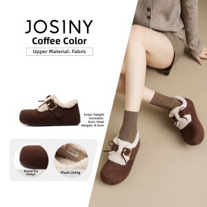 Josiny | Heel Boost Warm Furry Winter Womens Shoes