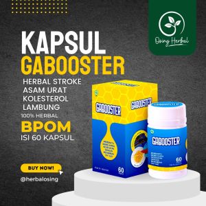 GABOOSTER Kapsul Herbal Asam Urat Stroke Lambung Diabetes