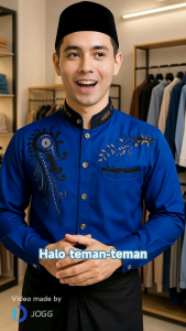 Jasko pria dewasa motif polos baju muslim pria terbaru lengan panjang