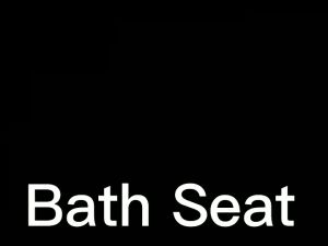 เก้าอี้นั่งอาบน้ำ มีที่เสียบฝักบัว ปรับระดับได้ 38-50CM โครงอลูมิเนียม น้ำหนักเบาไม่เป็นสนิม