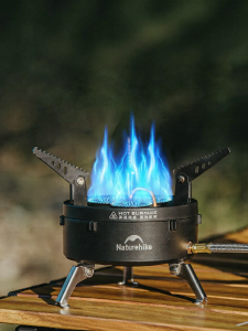 NatureHike | Portable Strong Fire 3 Burner Anti-wind Stove for Camping Cooking