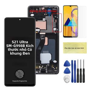 Màn Hình Cảm Ứng Kỹ Thuật Số AMOLED 6.8 Cho Samsung S21 Ultra 5G G998F G998B Bộ Phận Thay Thế LCD Có Khung