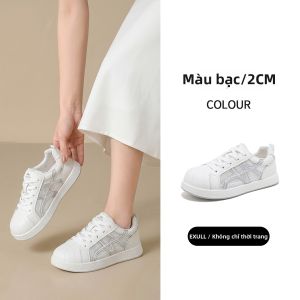 exull | Giày Sneakers Đế Cao Cổ Giày Vải Lưới Thoáng Khí Cho Nữ