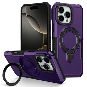 Luxury Armor Case for IPhone 17 16 15 14 13 12 11 Pro X XS XR Max 8 7 6 Plus Ring Holder Slide Lens Stand Phone Cover Shockproof