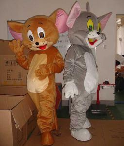 Tom and Jerry Walking Cartoon Doll Costume Anime Character Cosplay Props Tom and Jerry Performance Doll