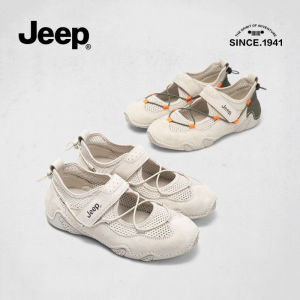 Jeep Mary Jane 2025 Summer New Soft Bottom Casual Sports Shoes Multi functional Flat Cool Womens Shoes