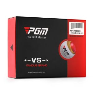 PGM | Bộ 12 Quả Bóng Golf PGM Bộ Dụng Cụ Thi Đấu Khoảng Cách Bóng Golf Ba Mảnh Hiệu Suất Cao Hộp Quà Tặng