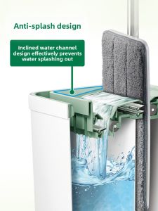 3M Flat Mop Home New Model Hand Wash Free Water Scraping Family Cleaning Tool Stainless Steel Rod Ultrafine Fiber Cloth