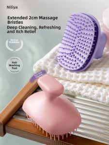 NILIYA | 2-in-1 Shampoo Brush Massager Hair Washing Tool
