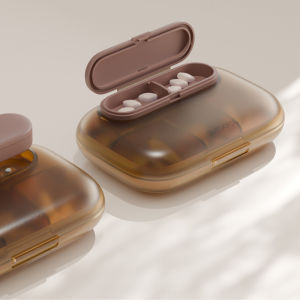 Pill Box Portable Mini Daily Three Meals Medicine Organizer for Carrying Tablets Pills and Health Supplements