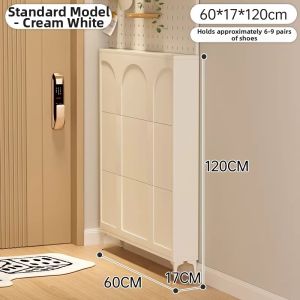 ZHUSHANXIA | Slim Wall-Mounted Entryway Shoe Cabinet
