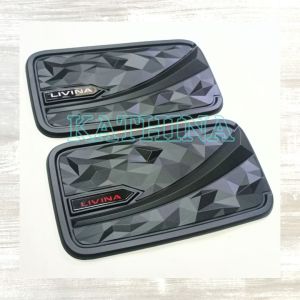 Tank Cover Tutup Tangki Bensin Mobil Grand Livina 2008 Hitam Diamond