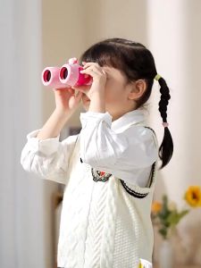 Disney Kids Telescope Outdoor Zoom Binoculars Anti-skid Portable Binocular Magnifier Telescope Toys for Children Frozen toy