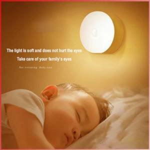 1pc 3 Modes LED Night Lights Magnetic BaseWall Light Portable Round Dimming Lamp forKitchen Bedroom Lighting
