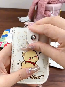 OFM-C1314 Dompet Kartu Wanita Karakter Lucu Card Holder Slot Universal Serbaguna / Dompet Pouch