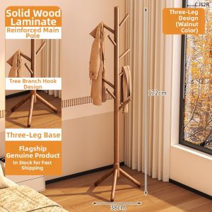 JIAJIESHI | Simple Indoor Wooden Clothes Rack
