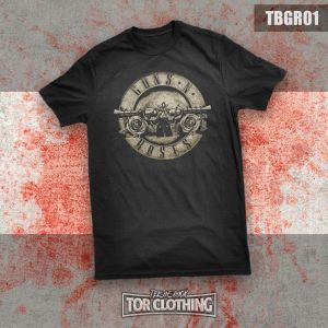(Ready Stock) T-shirt Gun N Roses - Classic - Logo - Murah - Band Rock  - TBGNR01