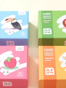 Doodle Flash Card With Water Pen Early Educational Cards Fruits Alphabets Numbers Transportatio