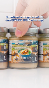 Crystal of The Sea | Chicken Broth (100gr) / Kaldu Ayam Kampung Chicken Bone Broth / Kaldu MPASI Natural / Kaldu Non MSG Sehat / Kaldu tinggi protein Kaldu imun immune booster