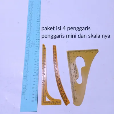 penggaris pola jahit mini 1 set lengkap isi 4 jenis murah komplit skala nya / penggaris mini / mistar / penggaris multifungsi / jidar / penggaris pola mini / kebutuhan menjahit / alat jahit / alat mesin jahit / aksesoris mesin jahit / menjahit
