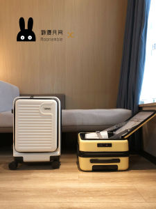 Expandable Deep Cargo Luggage Side Opening Cover Womens 20 Inch Travel Check-In Bag 2025 New Model Student Pull Box