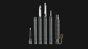 Tiang Trekking Multifungsi & Tongkat Jalan Lipat Ultra-Ringan Outdoor Adventure Camping Hiking